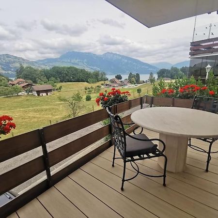 Neb-Thun Einigen, Wohnung Am See Spiez Exterior photo